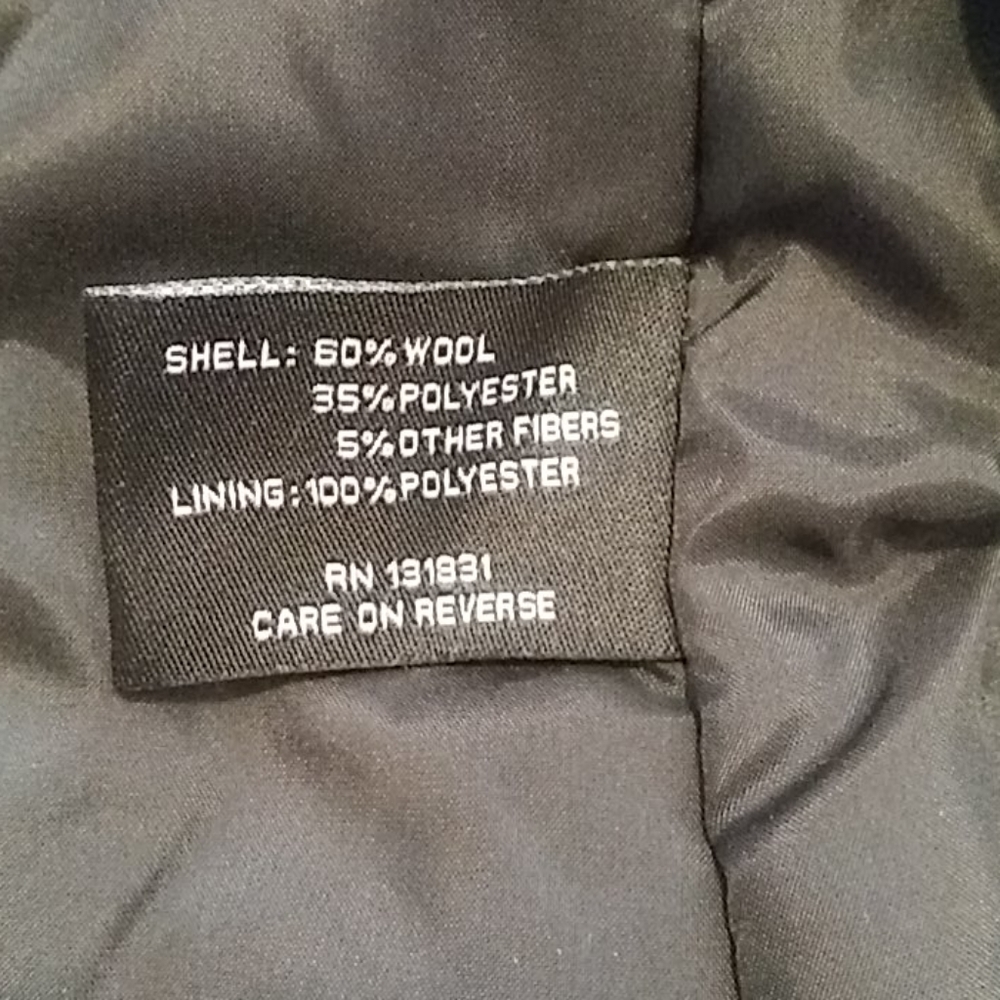 Wool Blend Girls Double Breasted Dress Coat Size 6 - Picture 14 of 15
